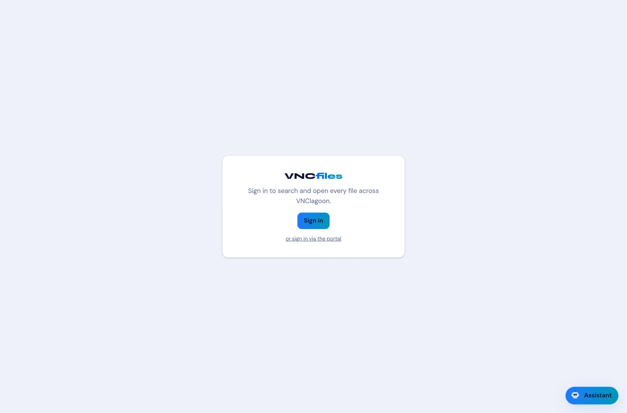The VNCfiles home page